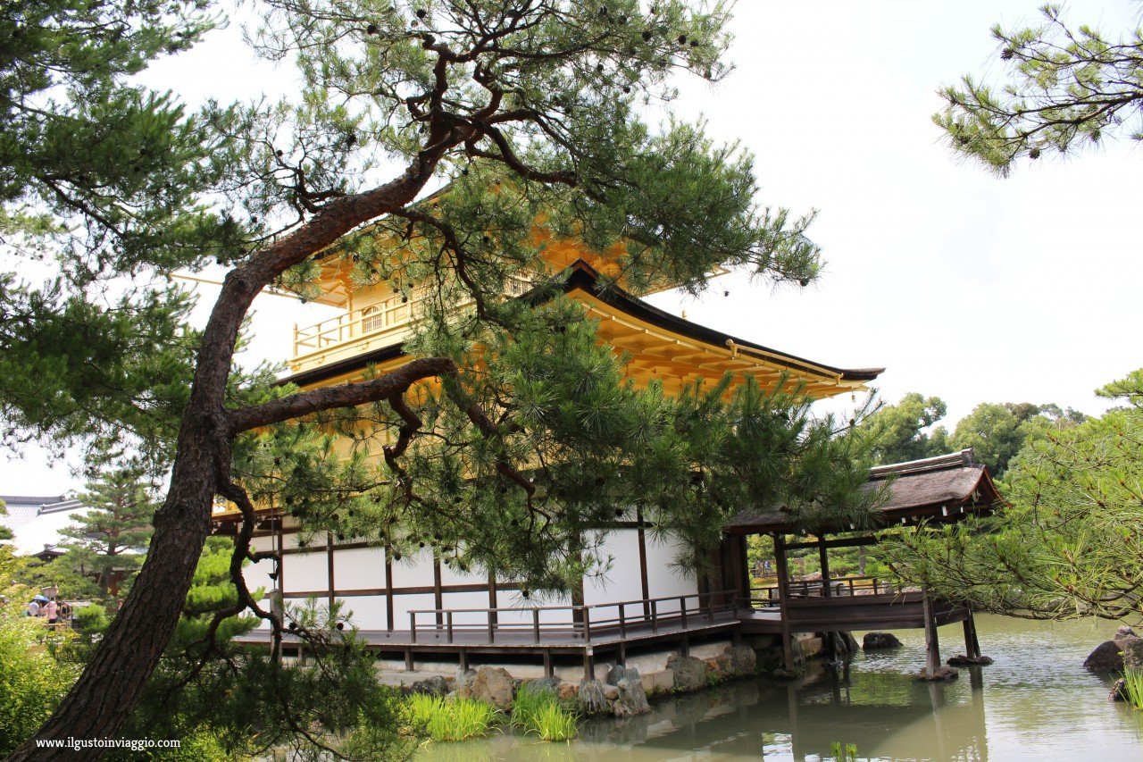 visita al padiglione d'oro di kyoto, kinkaku ji kyoto